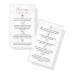 Manicure Aftercare Instruction Cards | 50pk | Business Card Size Nail Salon Handout for Nail Care after Manicure or Pedicure matches loyalty Marble and Mauve Design How to protect your manicure cards