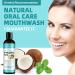 Organic Coconut Peppermint Oil Pulling - Natural Mouthwash for Bad Breath & Gum Health | 8 Fl Oz - Buy Online on GoSupps.com