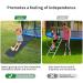 FirstE Trampoline Slide: 22 Width Slide Ladder with Tear Resistant Fabric - Easy Install, Sturdy Bounce Slider for Kids - Buy Online on GoSupps.com