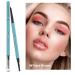TurritopsisD Eyebrow Pencil Liner 2-Pack Dark Brown | Waterproof Long-Lasting Retractable Eyebrow Makeup with Built-in Brush for Natural Look - Buy Online on GoSupps.com