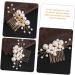FRCOLOR the pearl comb wedding hair jewelry hair combs for women accessories bridal hair rhinestone hair accessories hair bling pearl hair clips the flowers bride alloy Hair Accessories - Buy Online on GoSupps.com