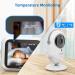 Taktark Baby Monitor with Camera - 3.2 Video Baby Monitor Zoom Intercom Night Vision & Temperature Monitoring | Best Baby Cam for International Shipping - Buy Online on GoSupps.com