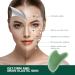 Buy Heart Shape Gua Sha Stones | Jade Facial Massage Tool for Skin Care & Relaxation - Green - Buy Online on GoSupps.com