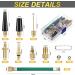 32-Piece Bicycle Valve Adapter Set | DV SV AV French Valve Adapters & Air Pump Compatible | Complete Kit with Storage Box - Buy Online on GoSupps.com