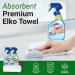 ELKO Heavy Duty Bathroom Cleaner Set: Towel Sponge & 2 Tile Mold Removers - 32oz Bleach Spray - Buy Online on GoSupps.com
