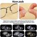 Kalione Screw-On Silicone Glasses Pads - 24 Pairs Metal Core Air Chamber Micro-Screw Cleaning Cloth & Tweezers | International Shipping - Buy Online on GoSupps.com