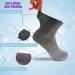 6 Pairs Diabetic Ankle Socks for Swollen Feet | Pain Relief Non-Binding Grey+Navy+Black - Buy Online on GoSupps.com