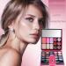 PhantomSky 32 Colours Eyeshadow Palette Makeup Contouring Kit with Lipgloss Blusher - Professional and Daily Use - Buy Online on GoSupps.com
