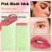 Pink Blush Stick Lightweight Cream Blush Stick Long Lasting Waterproof Multi Use Makeup Blush Stick for Lips & Cheeks & Face Waterproof Moisturizing Face Blush for All Skin Tones - Buy Online on GoSupps.com