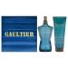 Jean Paul Gaultier Le Male for Men - 2 Pc Gift Set 4.2oz EDT Spray 2.5oz All-Over Shower Gel Cedar 1 Fl Oz (Pack of 2)