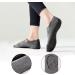Nitaiun Non-Slip Yoga Socks for Women | 3 Pairs Grip Socks for Barre Pilates Ballet & Dance | Anti-Slip Straps | Large Size Black & Gray 37-45 - Buy Online on GoSupps.com