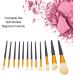 Makeup Brush Set Cosmetic Brush Set with Soft Bristle Dense Bristles with Storage Bag for Home for Makeup Beginners - Buy Online on GoSupps.com