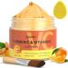 Turmeric Vitamin C Clay Mask -Turmeric Facial Mask - Clay Face Mask Skincare Deep Cleansing Face Mask Acne Face Mask for Dark Spots Dull Skin Refining Pores and Controlling Oil