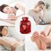 Valentine's Day Heart Hot Water Bottle - 2L with Cover for Pain Relief & Warmth | Ideal for Arthritis & Cold Feet | International Shipping Available - Buy Online on GoSupps.com