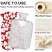 Mnsruu 2L Hot Water Bottle with Soft Cover Hibiscus Design Perfect Gift for Women & Kids Ideal for Christmas - Buy Online on GoSupps.com
