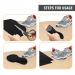 HolyMaji Stick-on Faux Suede for Dance Shoes Soles Friction-reducing to Easy Pivoting and Sliding on The Indoor Floor  Self Adhesive Black Suede Sheet Replacement Bowling Shoe Slide Sole - Buy Online on GoSupps.com