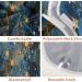Abstract Starry Night Beard Bib Apron - Best Beard Hair Catcher for Men | Perfect Father's Day & Christmas Gift for Dad | Includes 2 Suction Cups - Buy Online on GoSupps.com