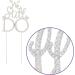 We Still Do Rhinestone Cake Topper - Anniversary or Vow Renewal Decoration (Silver) - Buy Online on GoSupps.com