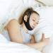 Adjustable Sleep Mask Chin Strap for Snoring Relief - Natural Health Solution for Men and Women - Black Breathable Headband - Buy Online on GoSupps.com