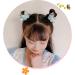 Muloo 2pieceS Girls Hair Clip Embroidery Butterfly Hairpins Elegant Hairstyle Accessories Bows Hair Barrettes Children Headdress Hair Clip Yellow - Buy Online on GoSupps.com