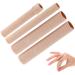 Gel hose bandage 4 pieces toe caps set silicone toe protee toe cap pressure protection toe protection hose tape for pillows toe pressure pain calls to remove pain relief 15cm 2 size