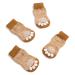 Pet Heroic Indoor Anti-slip socks for dogs and cats-8 sizes from S to 5xl for small-rianous animals-paw protection and traction thanks to silicone gel brown fashion medium
