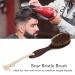 Premium Bart Comb & Beard Brush - Stiff Bristle Wooden Handle Retro Style | Promote Stronger Faster Beard Growth - Buy Online on GoSupps.com