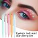 Eyeliner Stamp - Long-lasting waterproof heart star flower moon liner 2-in-1 quick-drying colored eyeliner for festivals - Buy Online on GoSupps.com