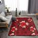 Canada Red Maple Leaf Flannel Non-Slip Floor Mat - 63x48 Inches | Comfortable Lint-Free & Pressure Relieving for Any Occasion - Shop Internationally - Buy Online on GoSupps.com