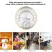 Sauna Room Accessories - Metal Dial Hygrometer for Accurate Temperature & Humidity Monitoring - Buy Online on GoSupps.com