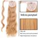 Ponytail Extensions Resistant Synthetic Hairpiece for Women Ponytail Hair Extensions Ponytail Extension 22" Long Wave Curly Wrap Around Pony Tail Heat for Women(Color:2) 22inches 2 - Buy Online on GoSupps.com