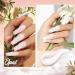 Rosalind Poly Nail Gel Set - 2PCs White 60ml | Quick Extension Builder for Beginners & Professionals | Acrylic Nail Gel for Salon & DIY - Buy Online on GoSupps.com