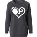 Yihaojia Football Sweatshirts for Women Long Sleeve Crewneck Pullover Blouse Csaual Loose Print Game Day Sweatshirt Gray#30 XX-Large - Buy Online on GoSupps.com