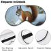 Squirrel Snow Sleep Eye Mask & Blindfold for Women Men - Elastic Strap for Sleep, Travel, Nap - Buy Online on GoSupps.com