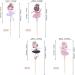 Xsstarmi 24 Pack Ballerina Cupcake Toppers Assembled Colorful Ballet Dancer Baby Girl Cupcake Picks Dancing tutu Cake Decorations for Baby Shower Theme Ballet Girl Birthday Party Supplies - Buy Online on GoSupps.com