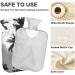 NAANLE 1L Transparent Hot Water Bottle with Lid - Coconut Palm Ideal for Menstrual Cramps Pain Relief & Heat Therapy | International Shipping - Buy Online on GoSupps.com