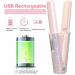 Buy Cordless Hair Straightener - 2 in 1 Curler & Straightener | Portable USB Wireless Hair Iron for Women - Pink - Buy Online on GoSupps.com