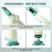 Buy Diboniur 3-in-1 Baby Bottle Brush - Durable Silicone Cleaner for Bottles & Cups | Scratch-Resistant & Easy to Use - Buy Online on GoSupps.com