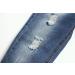 KIDSCOOL SPACE Baby Girl Boy Slim Jeans | 4-5 Years | Elastic Waist Ripped Denim Pants | Slim Blue - Buy Online on GoSupps.com