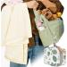 Nupaque Baby Pacifier Box | Pacifier Holder Bag with Clip | For 2 Pacifiers | Ideal for Diaper Bag Pram & Outdoor Trips | Green - Buy Online on GoSupps.com