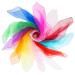 Aicoimy Juggling Scarves Dance Scarves 12 Pack Chiffon Scarves Dance Scarves for Juggling Dancing Sensory (60 x 60cm)