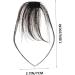 LALAFINA Bangs Wig Piece Human Hair Bangs Clip on Bangs Hairpieces Bangs Hair Clip Extension Fake Hair Bangs Mini Clips for Hair Woman Clip Hair Fringe Edge Hair Strands Women's One-piece 20x7cm Black - Buy Online on GoSupps.com
