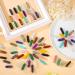 Xiannvxi 72pc Natural Crystal Stones Set - Healing Gemstones for Chakra Amethyst Rose Quartz Tiger Eye Reiki Magic Wand - Perfect Esoteric Gift - Buy Online on GoSupps.com