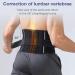 Lumbar Support Brace | Breathable Lower Back Support Back Support Belt - Multipurpose Waist Supports Workout Back Brace for Outdoor Activities Black XL - Buy Online on GoSupps.com