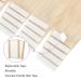 ABH AmazingBeauty Blonde Tape in Human Hair Extensions - Platinum Ash Blonde 20 Inch 60 - 20pcs of Remi Glue Skin Weft Tape, Invisible & Reusable - Buy Online on GoSupps.com