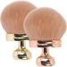 Self Tanner Brush Oval Self Tanning Brush 2.8" Dia. Large Body Brush Makeup Soft Reusable Sunscreen Applicator for Makeup Legs Arms Face Body Gold Self Tanning Brush - Buy Online on GoSupps.com