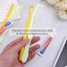 100 Pack Yellow Disposable Travel Toothbrushes with Toothpaste & Comb Individually Packaged Hygiene Kits for Hotels Charity & Homelessness - Buy Online on GoSupps.com