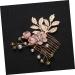 Pearl Hair Comb Tiara Bridesmaids Accessories Veil Hair Comb Bride Comb Wedding Bride Hair Accessories Hair Comb for Bride Rhinestone Hair Comb Rhinestone Comb FRCOLOR - Buy Online on GoSupps.com