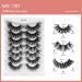 7 Pairs 3D Faux Mink Eyelashes: Natural Look False Eyelashes Pack for Women - 14 Handmade Fluffy Extensions in 2 Styles - Buy Online on GoSupps.com