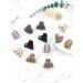 Kavya 12 Pcs Small Claw Clips - Non-Slip Mini Hair Claw Clips for Fine Hair - Brown Octopus Hair Clips for Women and Girls - Buy Online on GoSupps.com